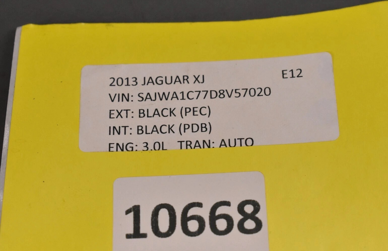 Load image into Gallery viewer, 11-19 Jaguar X351 XJ XJR Rear Seat Cushion Bottom Lower Soft Leather Black Oem
