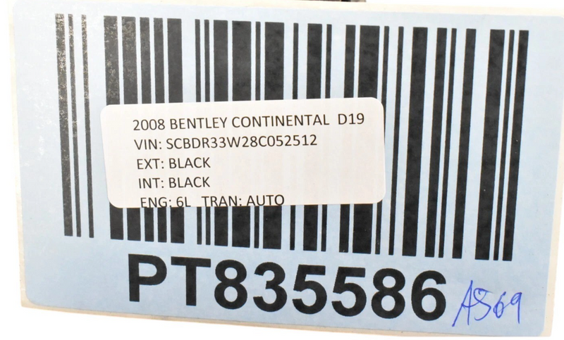 Load image into Gallery viewer, 03-13 Bentley Continental GTC Center Dashboard Analog Clock Black 3W0919204N Oem
