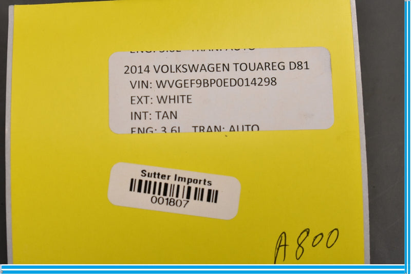 Load image into Gallery viewer, 11-14 Volkswagen VW Touareg Rear Left Overhead Roof Dome Light Reading Lamp Oem
