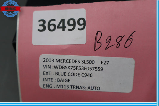 00-06 Mercedes W220 SL500 CL500 CLK500 Voice Command Control Module Oem