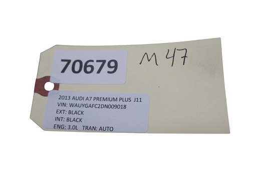 12-18 Audi A7 Quattro S7 Front Left Side Exterior Rear View Mirror Black Oem