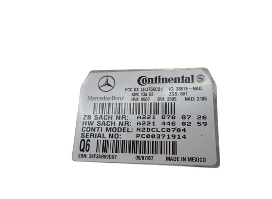 03-11 Mercedes W219 CLS550 E550 Voice Communication Control Module Unit ECU Oem