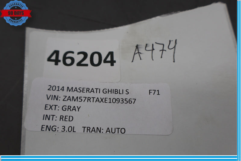 Load image into Gallery viewer, 14-17 Maserati Ghibli S Sunroof Sun Roof Motor Regulator 673000063 Oem
