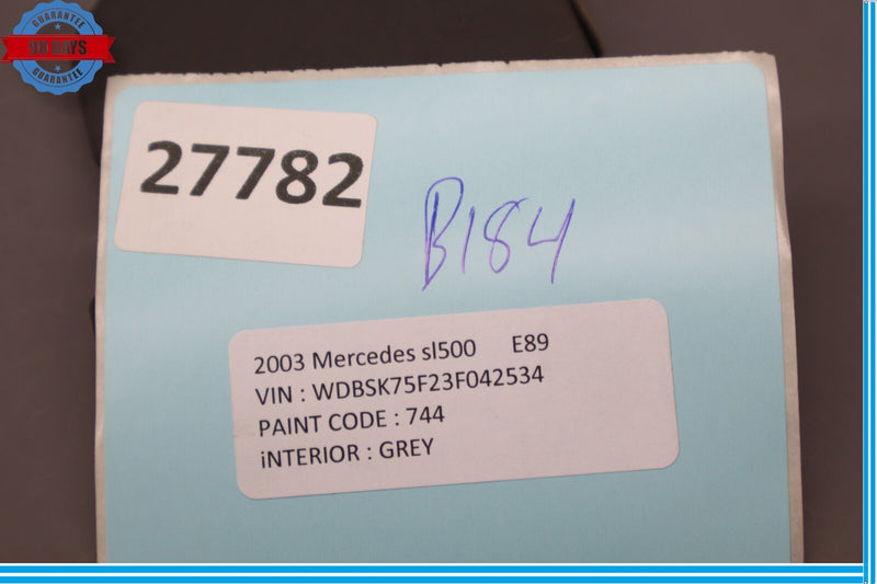 Load image into Gallery viewer, 03-06 Mercedes SL600 SL500 Right Passenger Side Seat Trim Gray Oem
