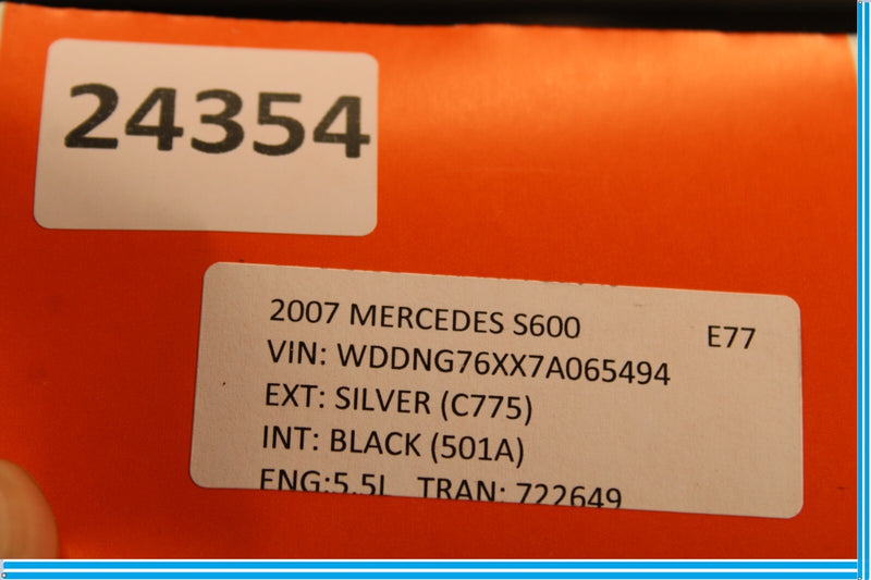 Load image into Gallery viewer, 07-09 Mercedes S600 W221 Rear Right Passenger Side Interior Door Panel Oem
