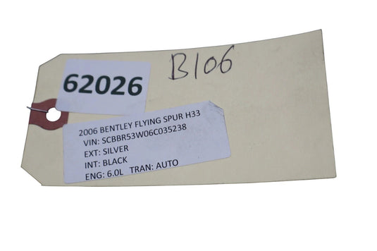 06-12 Bentley Continental Flying Spur Front Left Seat Control Memory Switch OEM