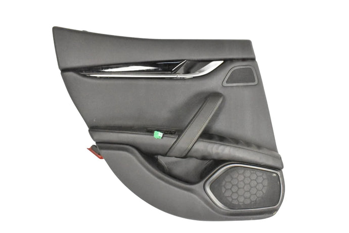 14-17 Maserati Ghibli Rear Left Complete Interior Door Panel 06700086140 Oem