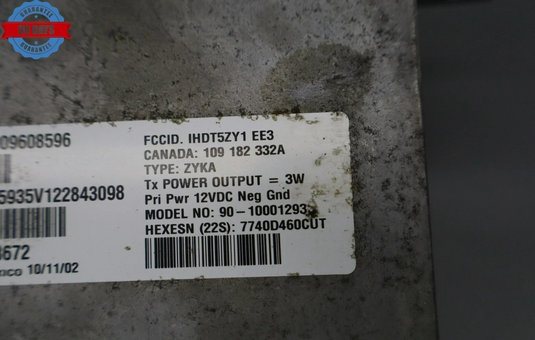 03-07 Hummer H2 Dash Communication Computer Control Module Unit 15185936 Oem
