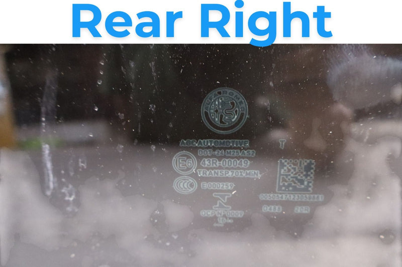 Load image into Gallery viewer, 17-23 Alfa Romeo Giulia Rear Right Passenger Side Door Window Auto Glass Oem
