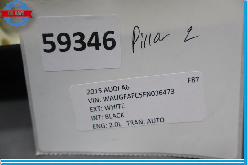 Load image into Gallery viewer, 12-15 Audi A6 Quattro Front Right Side Windshield A Pillar Trim Cover Panel Oem
