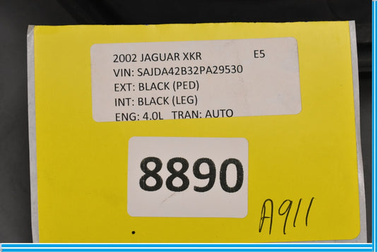 97-03 Jaguar XKR XK8 Front Right Side Engine Bay Cover Panel Trim Oem