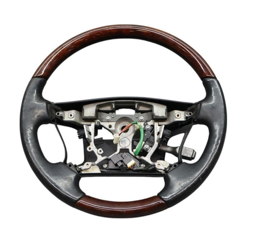 07-12 Lexus LS460 Front Wood & Leather Steering Wheel Cruise Controls Oem