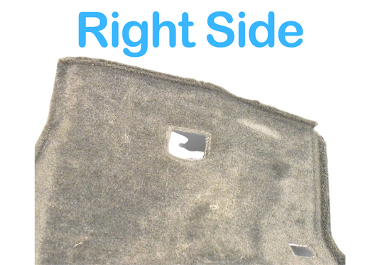 07-11 Bentley Continental GTC Right Side Inside Trunk Carpet Cover Panel Oem