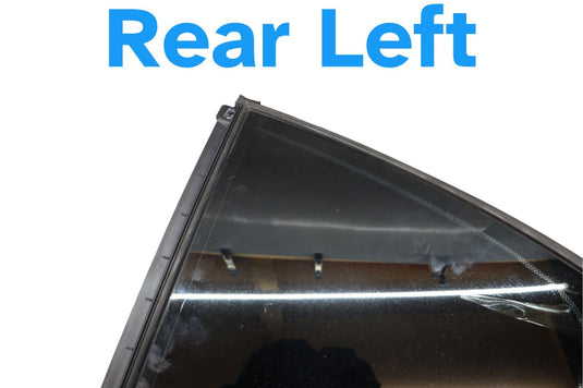 11-16 BMW 528i 535i GT F10 xDrive Rear Left Side Door Quarter Window Glass Oem