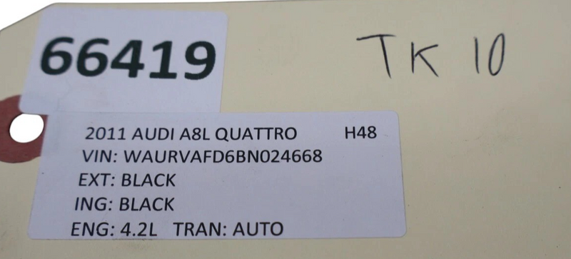 Load image into Gallery viewer, 11-18 Audi A8 A8 Quattro Rear Trunk Spare Wheel Tool Kit Jack Holder Box Oem
