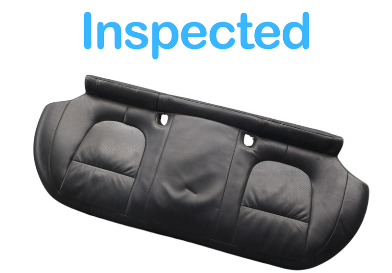 Load image into Gallery viewer, 09-11 Jaguar X250 XF XFR Rear Lower Seat Bottom Cushion Bonded Leather Black Oem
