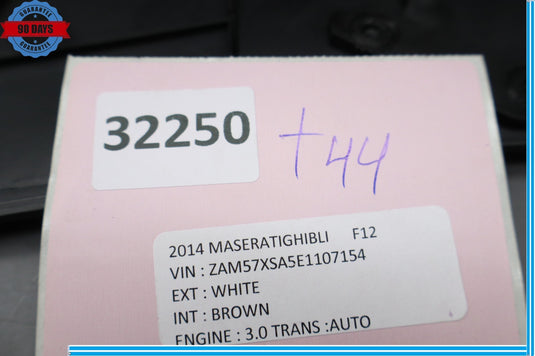 14-17 Maserati Ghibli Front Left Driver Side Kick Panel Scuff Trim Cover Oem