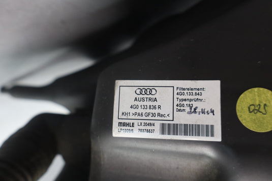 12-18 Audi A7 A6 Quattro Engine Air Intake Cleaner Filter Box 4G0133836R Oem