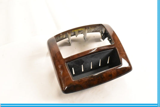 07-13 Mercedes W221 S400 S63 Center Console Rear AC Control Trim Bezel Wood OEM 