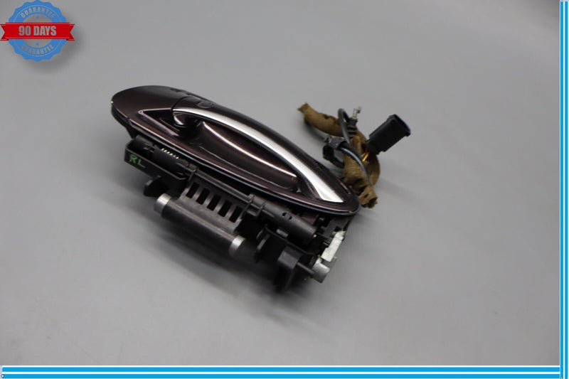 Load image into Gallery viewer, 10-16 Porsche Panamera Rear Left Side Exterior Door Handle Keyless Go Black Oem
