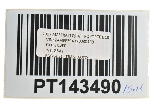 04-08 Maserati Quattroporte Rear HVAC Heater AC Climate Control Panel Oem