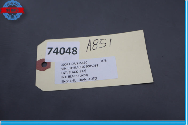 Load image into Gallery viewer, 07-09 Lexus LS460 LS460L Rear Left Driver Side Trunk Carpet Trim Cover Panel Oem
