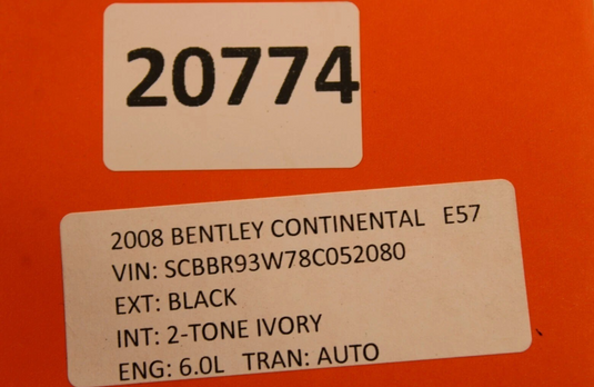 06-12 Bentley Continental Front Left Driver Side Spindle Knuckle Hub Oem