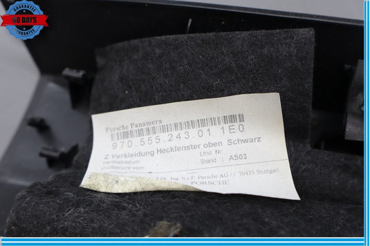 10-13 Porsche Panamera 970 Rear Tailgate Liftgate Upper Trim Cover Panel Oem