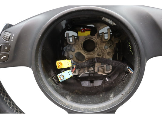 11-14 Porsche Cayenne 958 S Multifunction Steering Wheel Assembly Black Oem