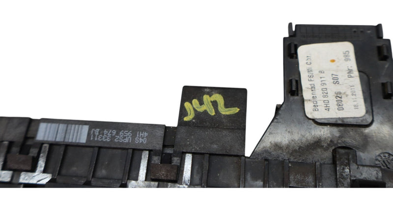 Load image into Gallery viewer, 11-18 Audi A8L Quattro Rear Air Vent Hazzard Blind Switch 4H0820911B Oem
