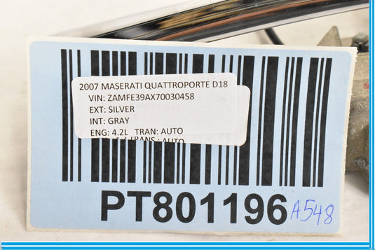 04-08 Maserati Quattroporte Front Right Passenger Exterior Door Handle Oem