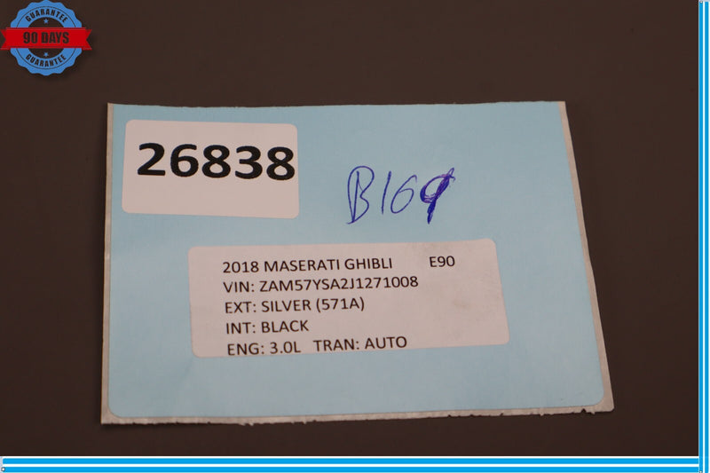 Load image into Gallery viewer, 14-19 Maserati Ghibli Center Console Rear Switch Trim Cover Black Oem
