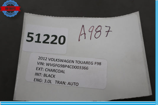 11-14 Volkswagen VW Touareg Differential Lock Dial Control Selection Switch Oem
