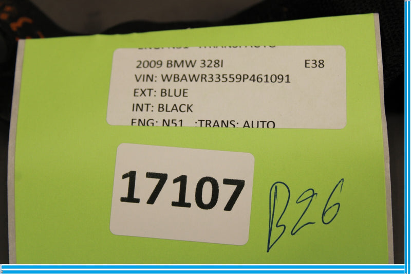 Load image into Gallery viewer, 07-13 BMW 335i 328i Rear Right Passenger Side Seat Belt Buckle Black Oem
