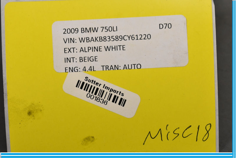 Load image into Gallery viewer, 09-12 BMW 750i 750Li F01 F02 Dynamic Adaptive Drive Distribution Valve Block Oem
