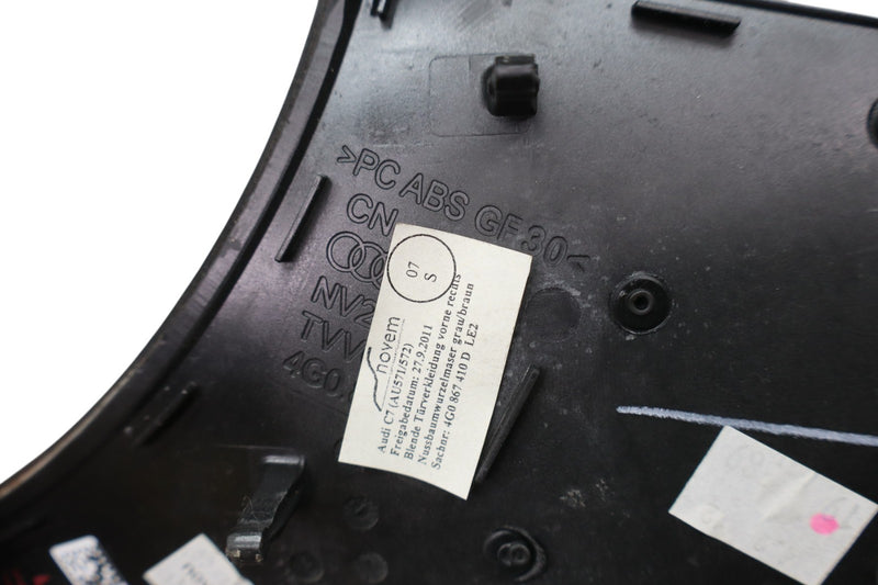 Load image into Gallery viewer, 12-18 Audi A6 Quattro Front Right Side Door Panel Handle Bezel Cover Trim Oem
