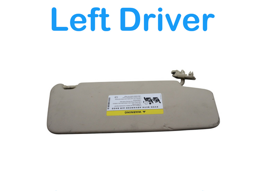 06-14 Mercedes W204 C250 C63 AMG Front Left Side Sunvisor Sun Visor Oem