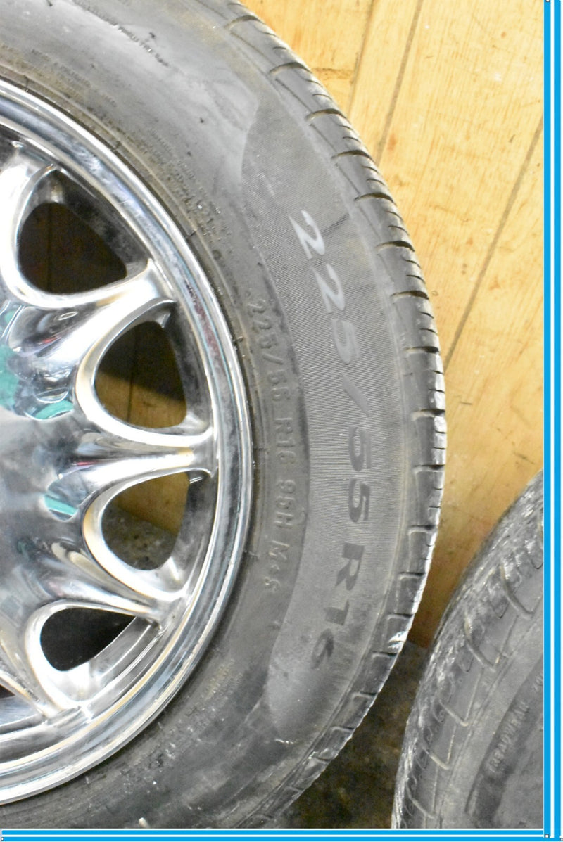 Load image into Gallery viewer, Mercedes R129 SL500 300SL 8 x 16 16" Wheel Rims Set of 4 Chrome 1294010702 OEM
