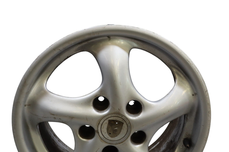Load image into Gallery viewer, 97-05 Porsche Boxster 911 Front Alloy Wheel Rim Disc 17x7 17" R17 Silver Oem
