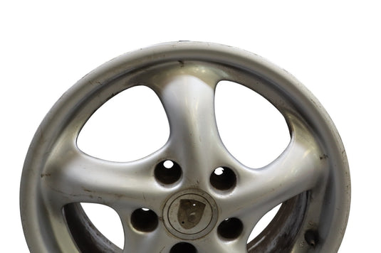 97-05 Porsche Boxster 911 Front Alloy Wheel Rim Disc 17x7 17" R17 Silver Oem