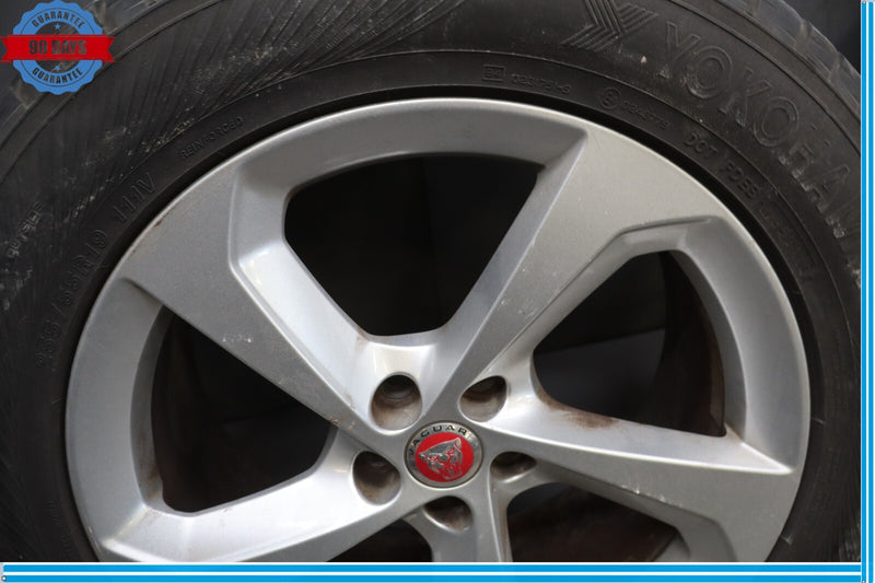 Load image into Gallery viewer, 17-23 Jaguar X761 F-Pace 19x8.5 19" 5 Spoke Wheel Rim W/Tire Set of 4 Oem
