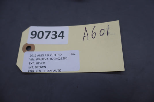 10-18 Audi A8 Quattro Front Right Passenger Side Door Window Regulator Motor Oem