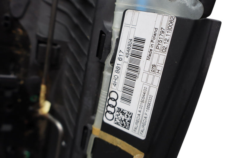 Load image into Gallery viewer, 08-20 Audi A8 A8L Quattro Front Right Side Lower Seat Track Frame W/ Motor Oem
