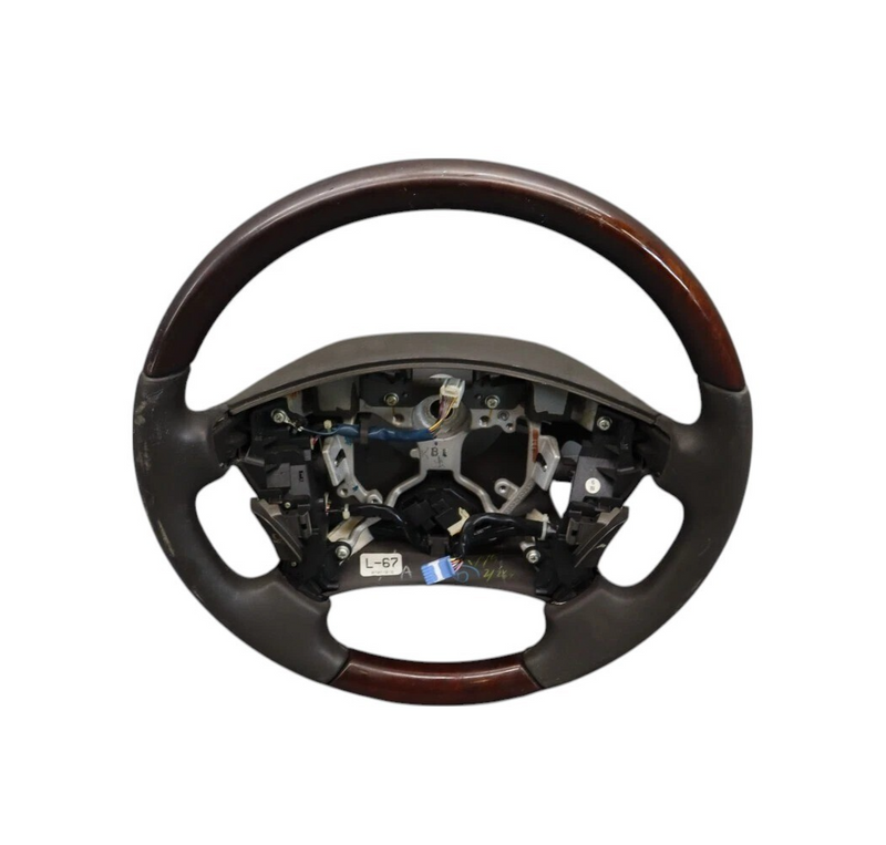Load image into Gallery viewer, 07-12 Lexus LS460 LS460L Steering Wheel Leather W/ Wood Trim 4510050240C0 OEM
