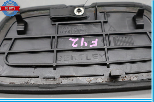 06-12 Bentley Continental Rear Center Top Deck Child Latch Leather Cover Oem