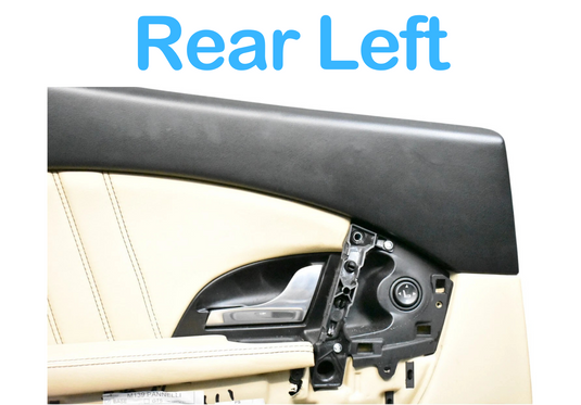 03-13 Maserati Quattroporte M139 Rear Left Side Interior Door Panel 66939800 Oem