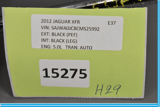 09-11 JAGUAR XF FRONT SEAT HEADREST SET RIGHT or LEFT BLACK OEM