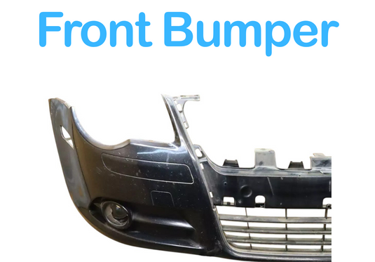 07-11 Volkswagen VW Eos Front Bumper Cover Shell Panal Black 1q0807217agru OEM