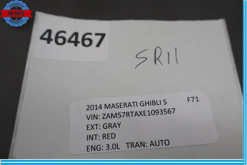 Load image into Gallery viewer, 14-22 Maserati Ghibli M157 Left Side Seat Frame Track Rail Motors 673000229 OEM
