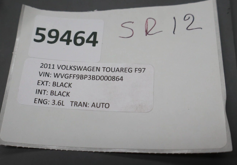 Load image into Gallery viewer, 11-17 Volkswagen VW Touareg Front Right Side Lower Seat Rail Frame W/ Motor Oem
